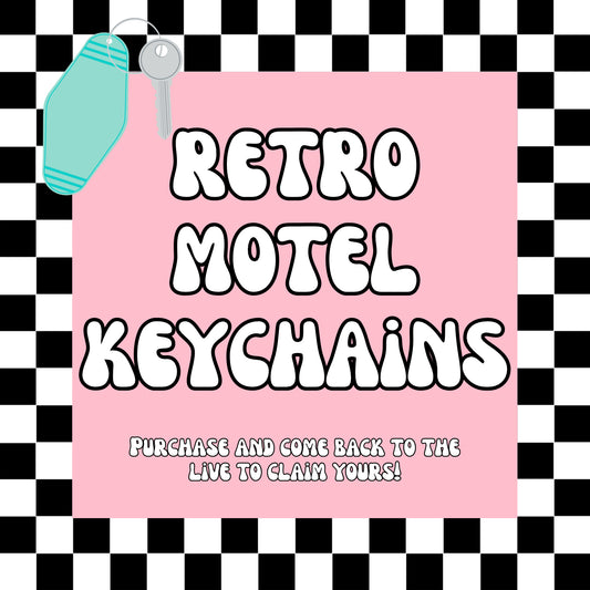 Kerri Kustom Retro Motel Keychain