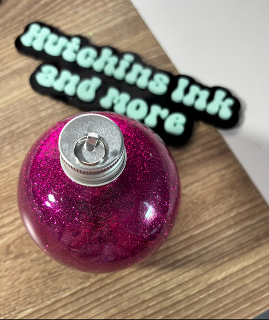 Customizable Glitter Ornaments